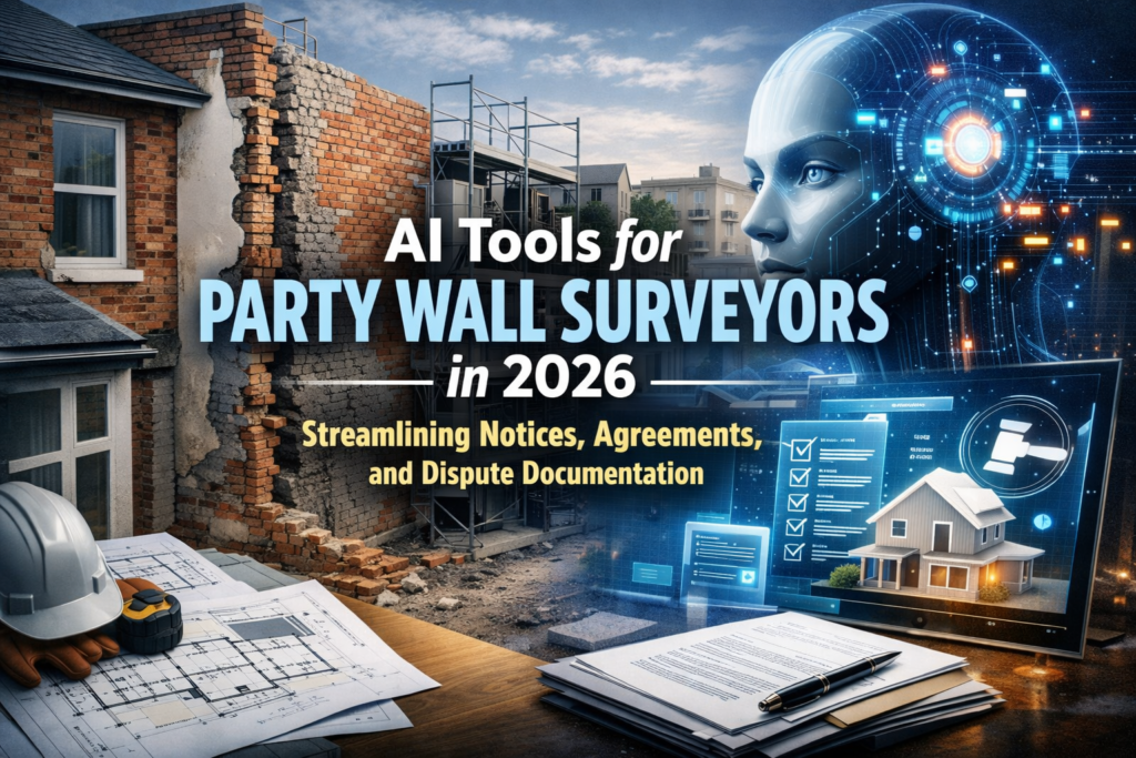 AI Tools for Party Wall Surveyors in 2026: Streamlining Notices, Agreements, and Dispute Documentation