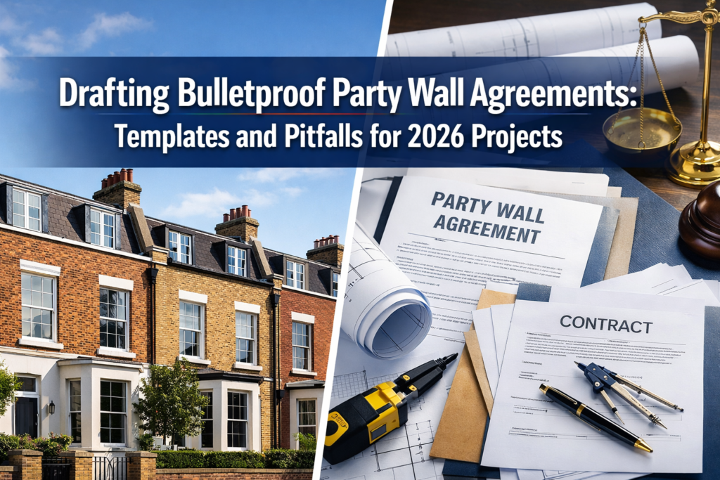 Drafting Bulletproof Party Wall Agreements: Templates and Pitfalls for 2026 Projects