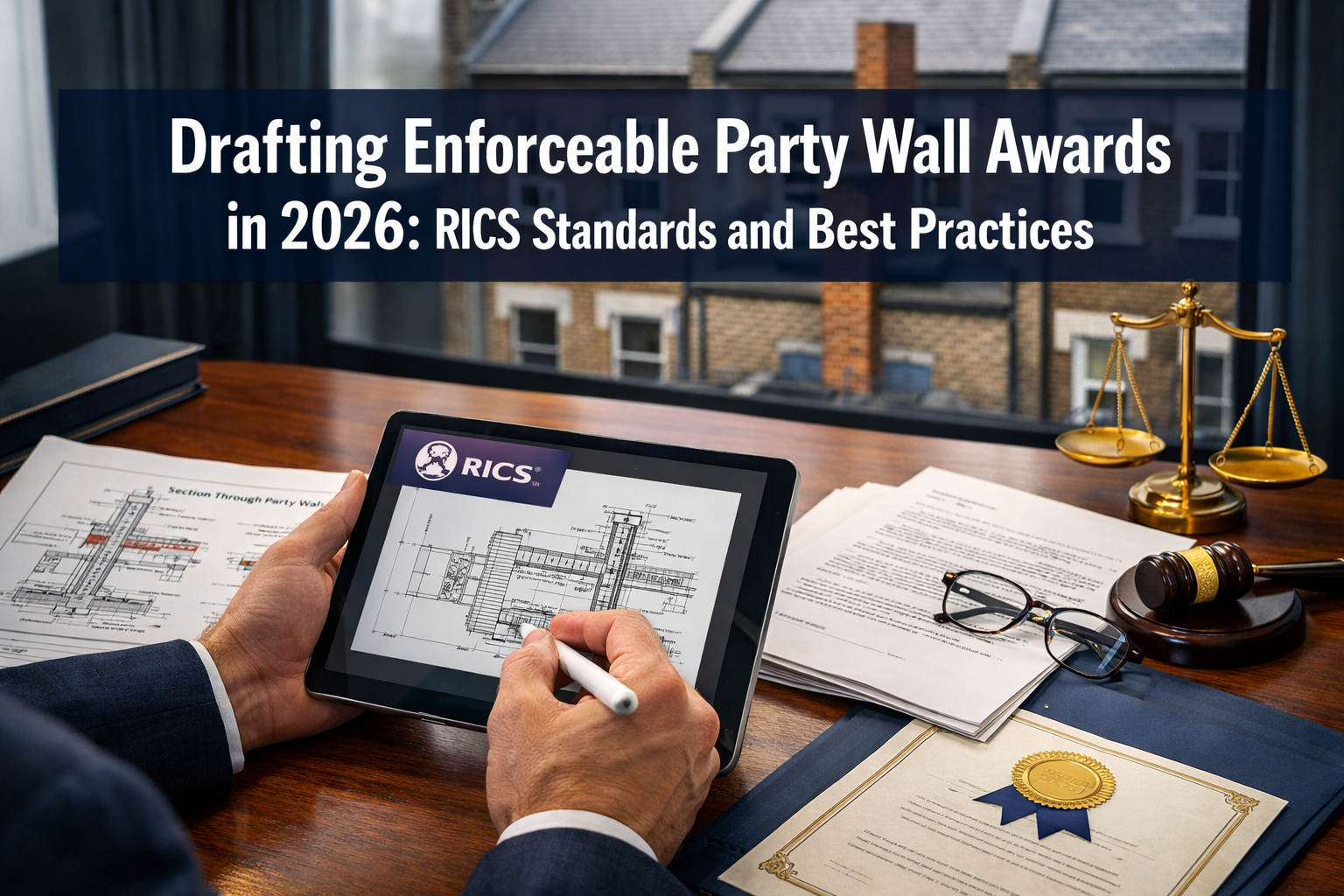Drafting Enforceable Party Wall Awards in 2026: RICS Standards and Best Practices