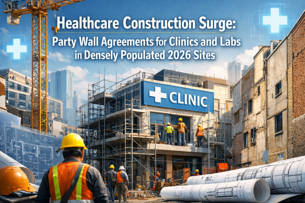 Healthcare Construction Surge: Party Wall Agreements for Clinics and Labs in Densely Populated 2026 Sites
