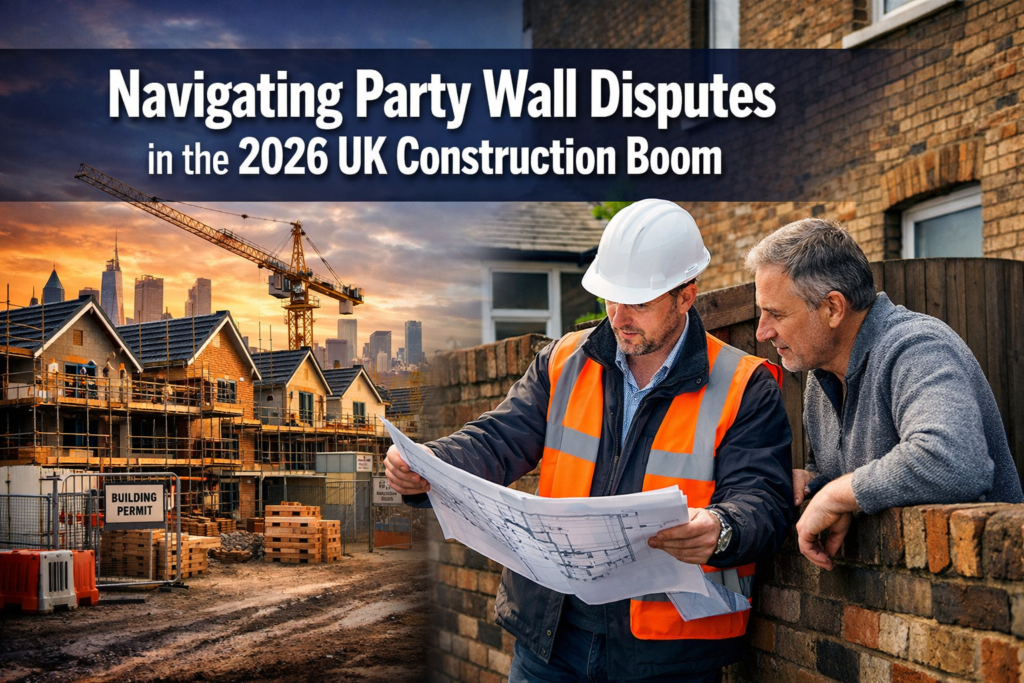 Navigating Party Wall Disputes in the 2026 UK Construction Boom: Surveyor Strategies for High-Demand Markets