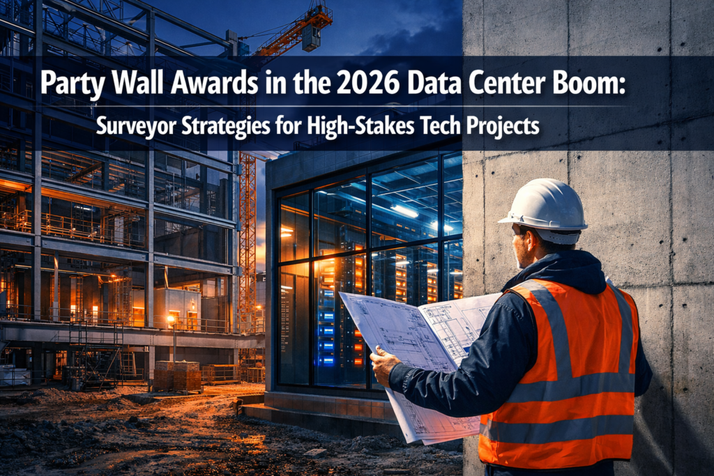 Party Wall Awards in the 2026 Data Center Boom: Surveyor Strategies for High-Stakes Tech Projects
