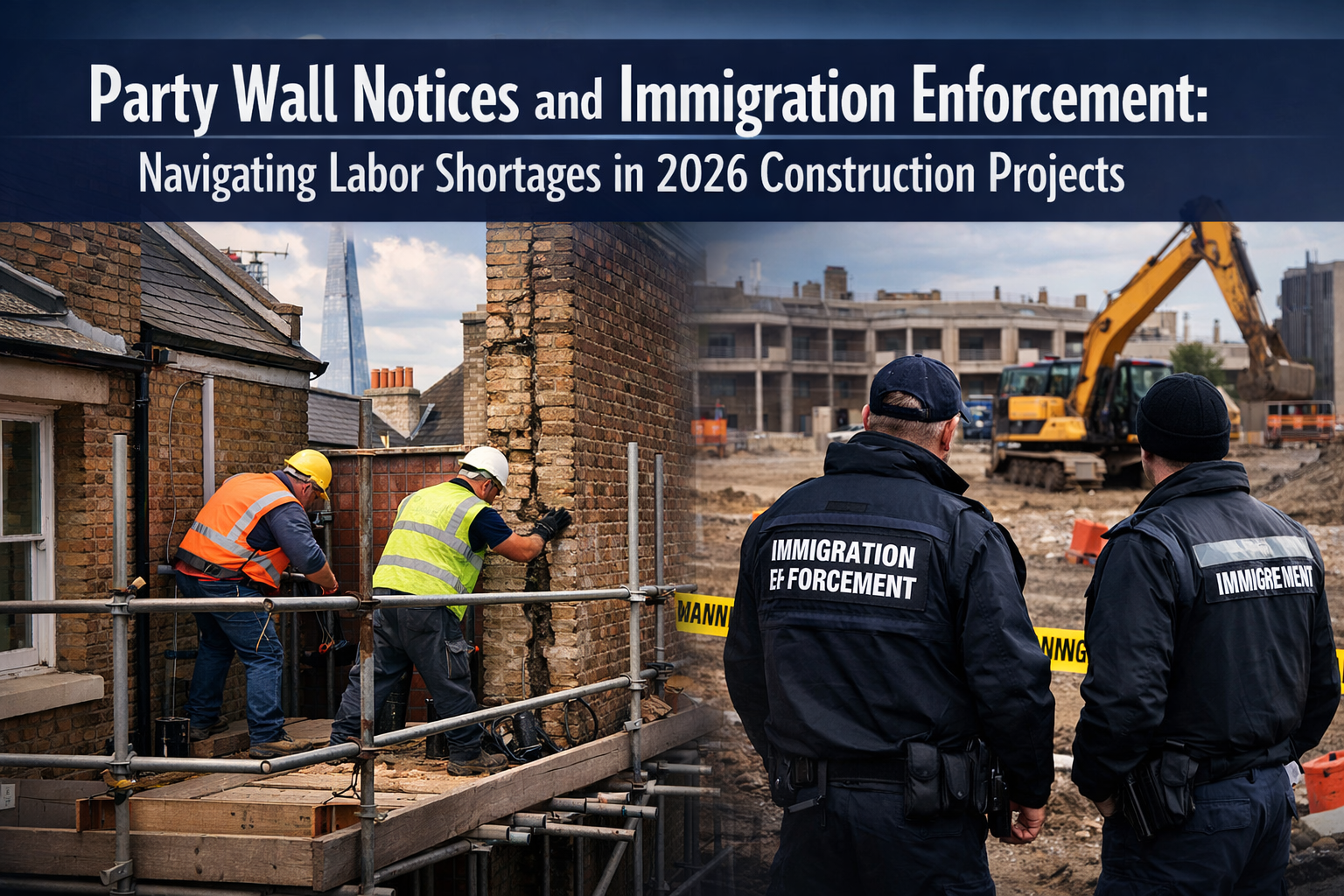 Party Wall Notices and Immigration Enforcement: Navigating Labor Shortages in 2026 Construction Projects
