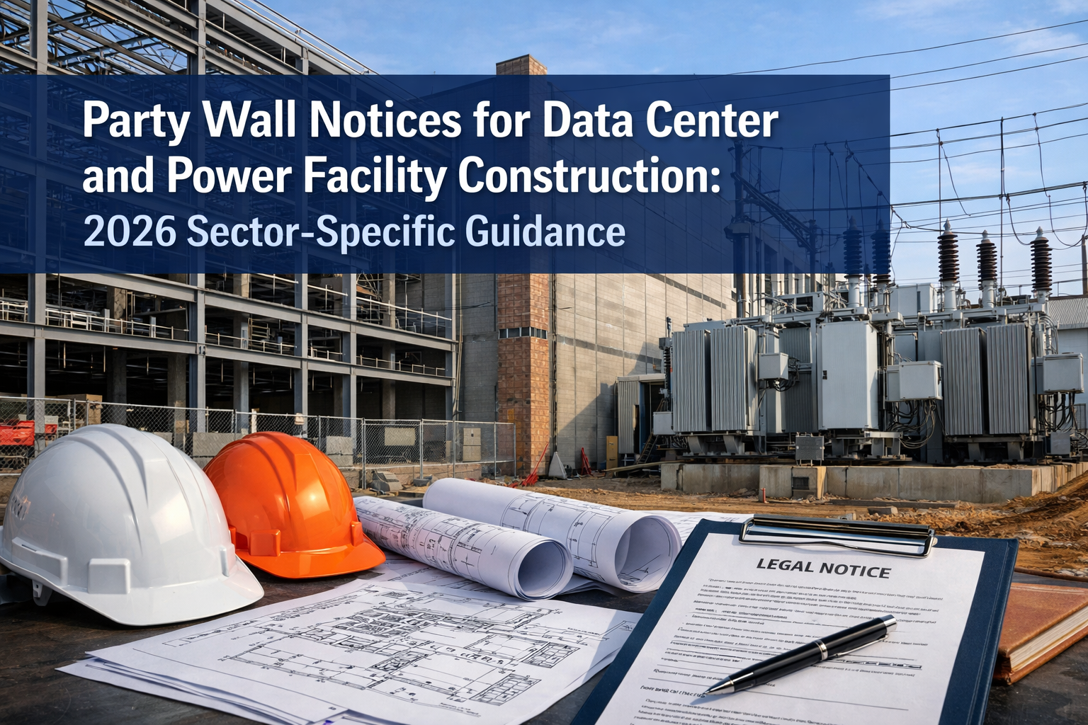 Party Wall Notices for Data Center and Power Facility Construction: 2026 Sector-Specific Guidance