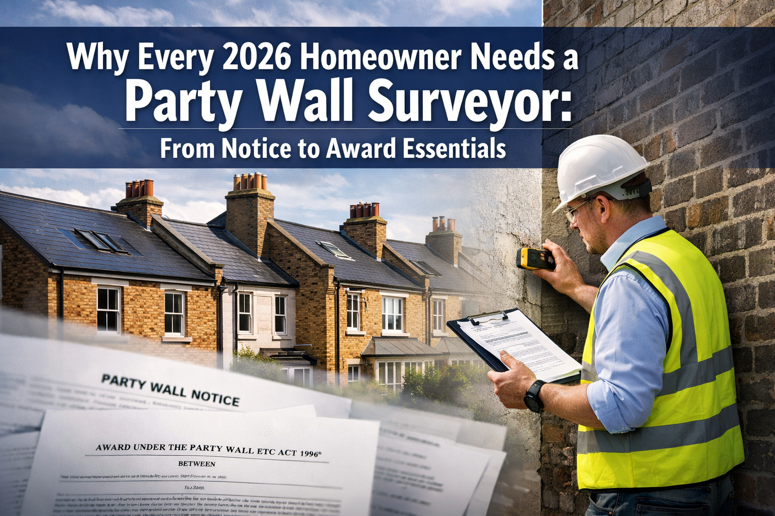 Why Every 2026 Homeowner Needs a Party Wall Surveyor: From Notice to Award Essentials