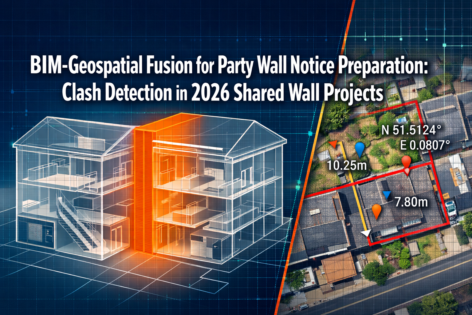 BIM-Geospatial Fusion for Party Wall Notice Preparation: Clash Detection in 2026 Shared Wall Projects