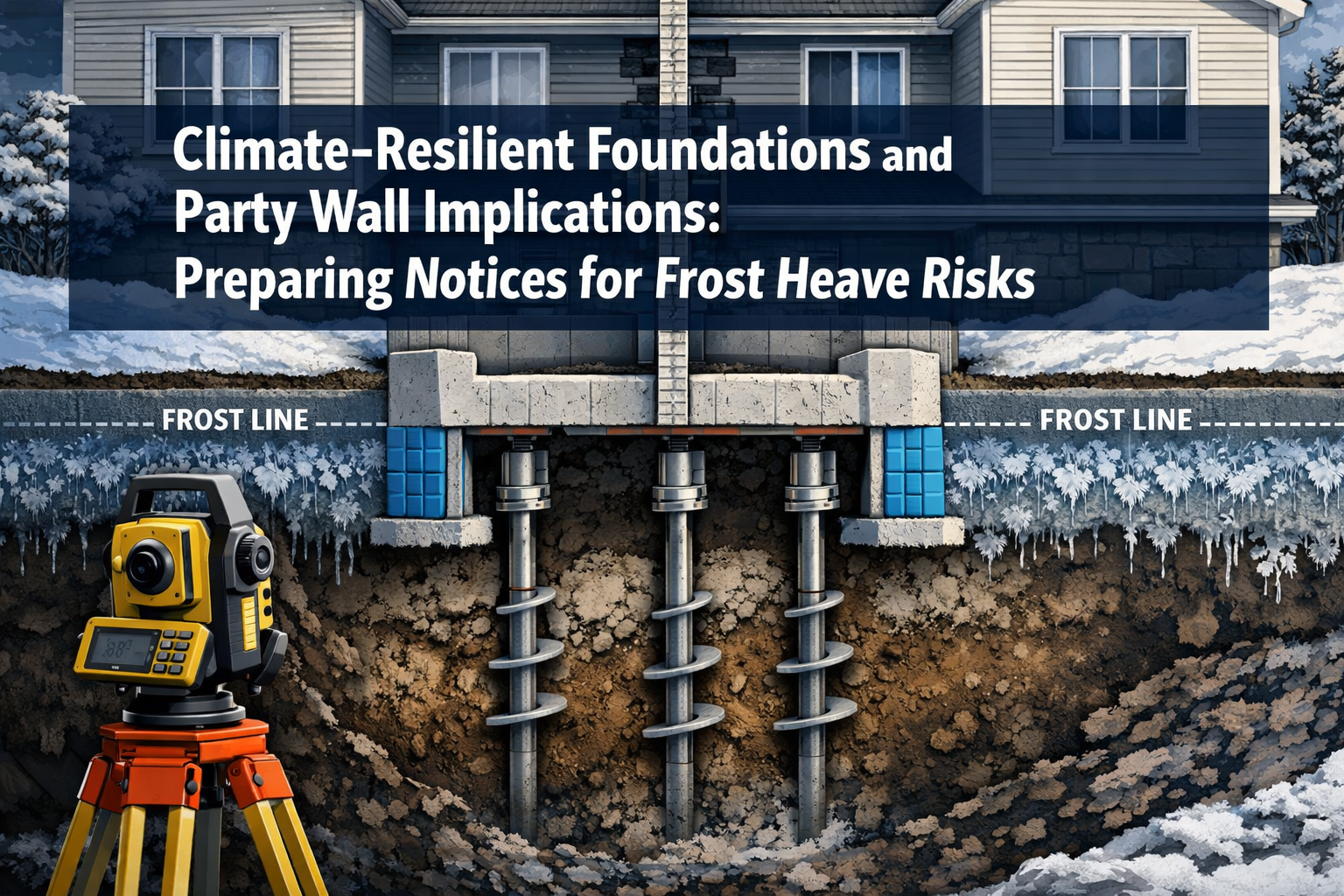 Climate-Resilient Foundations and Party Wall Implications: Preparing Notices for Frost Heave Risks
