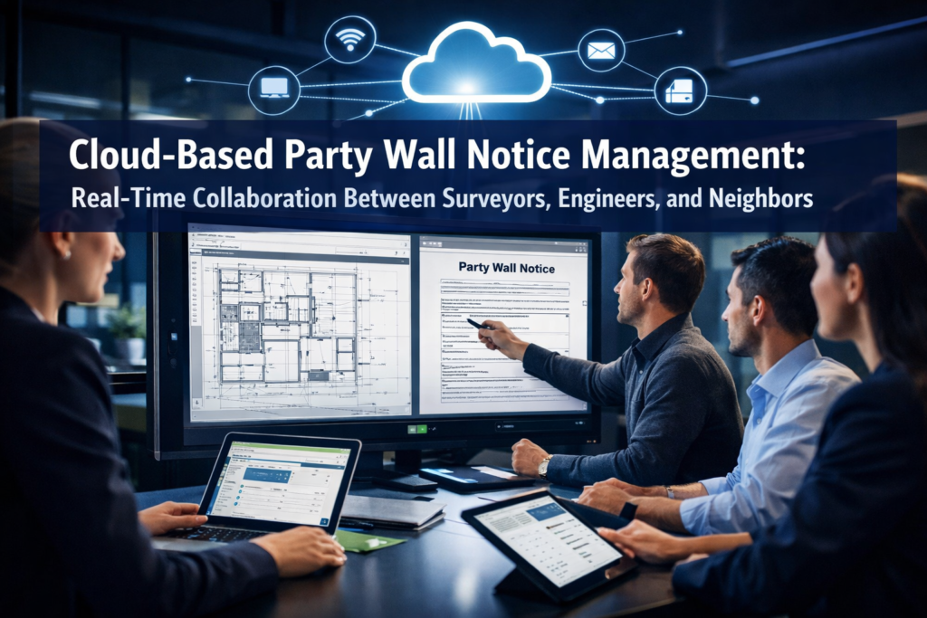 Cloud-Based Party Wall Notice Management: Real-Time Collaboration Between Surveyors, Engineers, and Neighbors