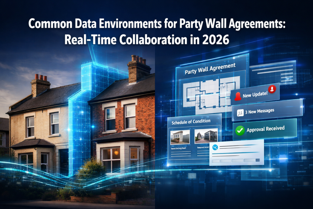 Common Data Environments for Party Wall Agreements: Real-Time Collaboration in 2026 Neighbour Negotiations