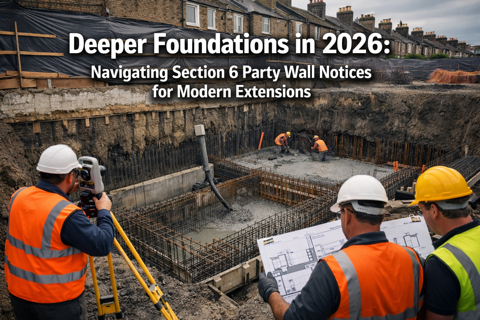 Deeper Foundations in 2026: Navigating Section 6 Party Wall Notices for Modern Extensions