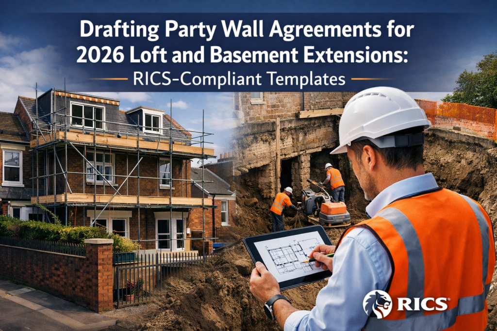 Drafting Party Wall Agreements for 2026 Loft and Basement Extensions: RICS-Compliant Templates
