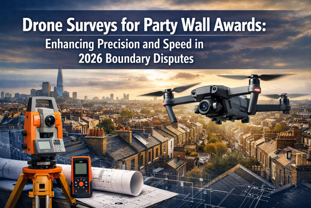 Drone Surveys for Party Wall Awards: Enhancing Precision and Speed in 2026 Boundary Disputes