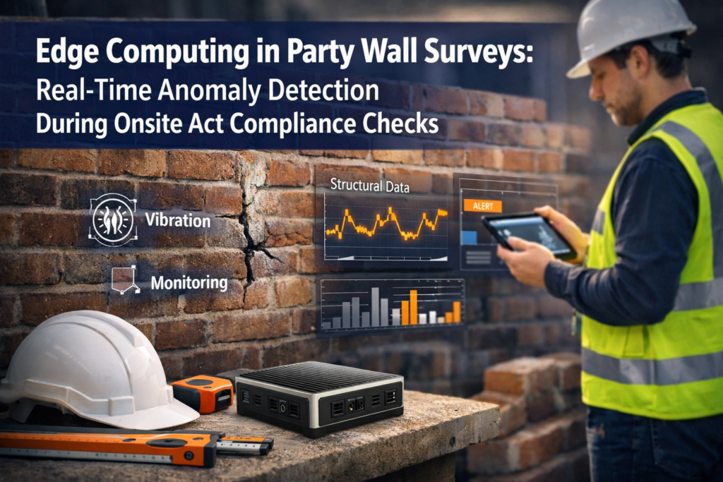 Edge Computing in Party Wall Surveys: Real-Time Anomaly Detection During Onsite Act Compliance Checks