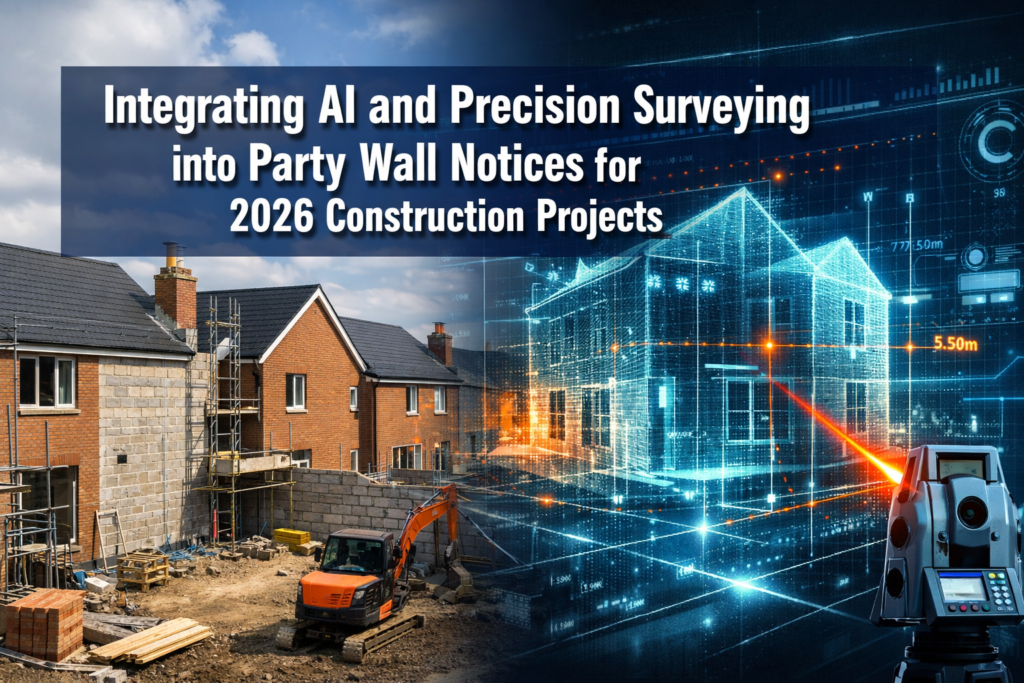 Integrating AI and Precision Surveying into Party Wall Notices for 2026 Construction Projects