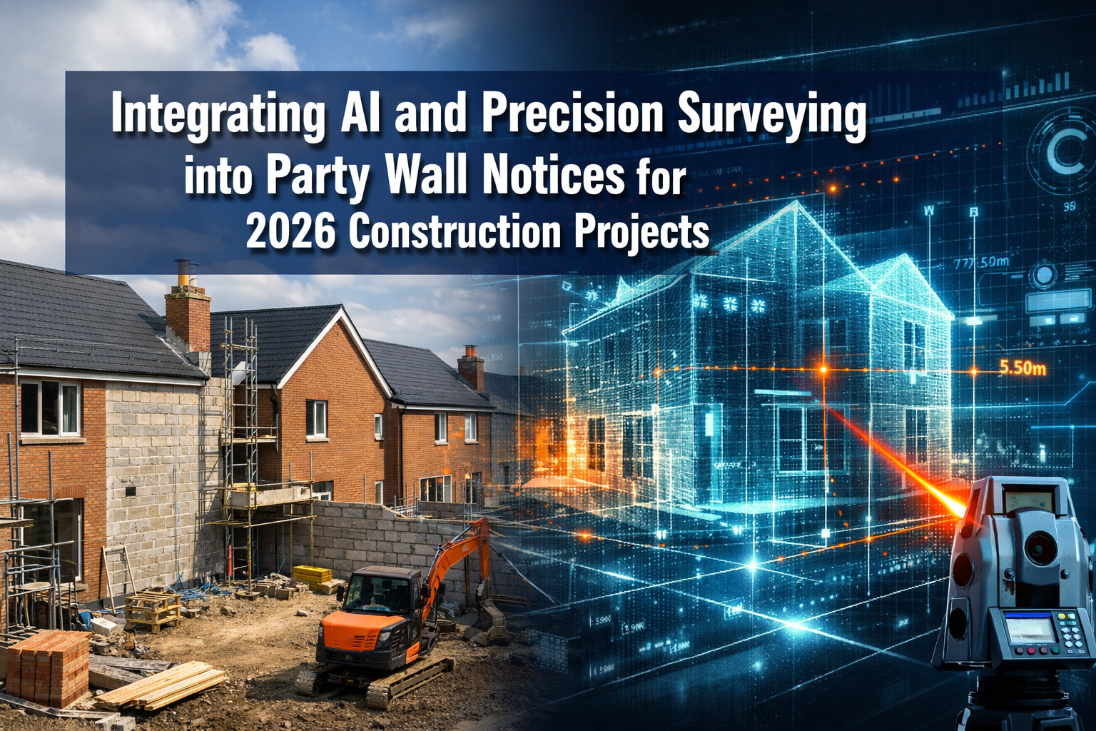 Integrating AI and Precision Surveying into Party Wall Notices for 2026 Construction Projects