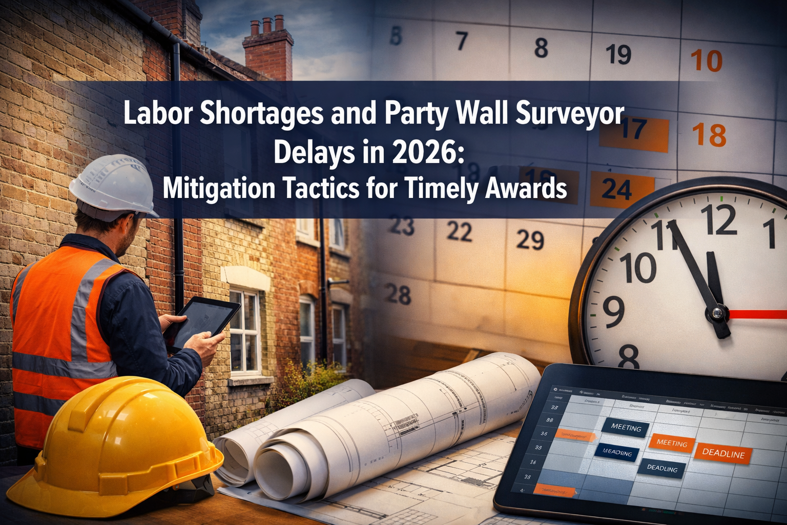 Labor Shortages and Party Wall Surveyor Delays in 2026: Mitigation Tactics for Timely Awards