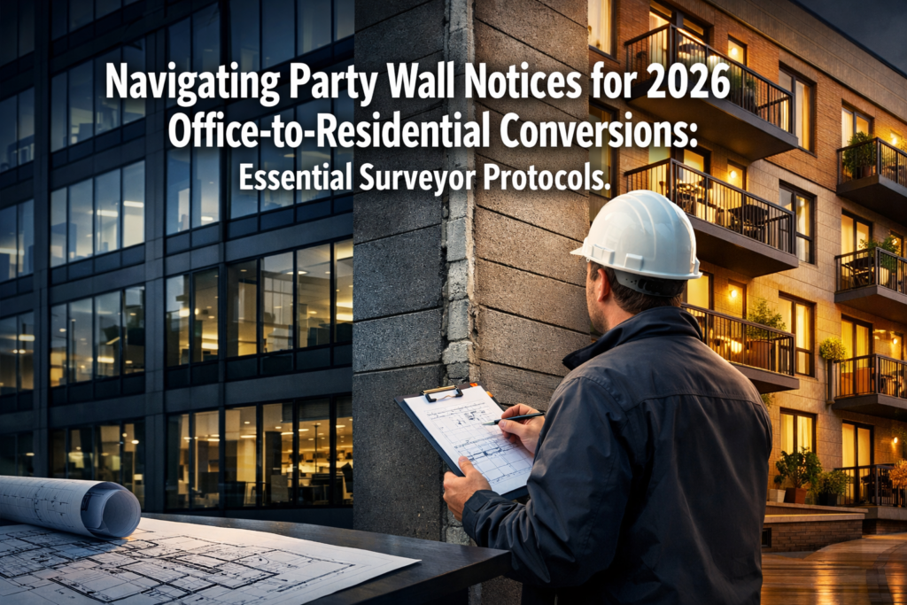 Navigating Party Wall Notices for 2026 Office-to-Residential Conversions: Essential Surveyor Protocols