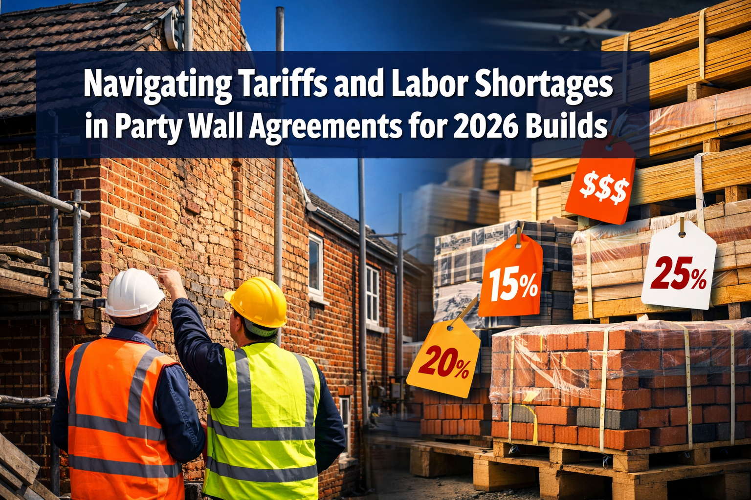 Navigating Tariffs and Labor Shortages in Party Wall Agreements for 2026 Builds