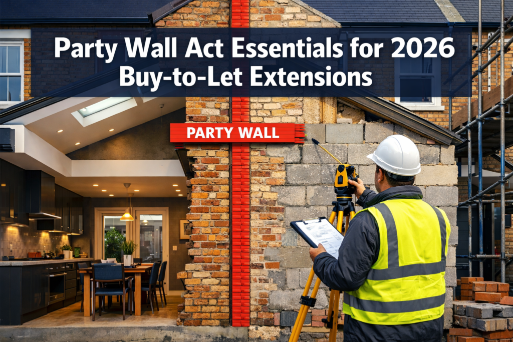 Party Wall Act Essentials for 2026 Buy-to-Let Extensions: Surveyor Protocols in Recovering Markets