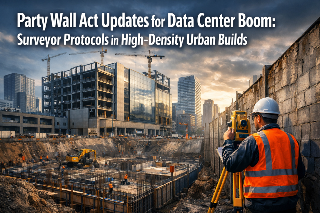 Party Wall Act Updates for Data Center Boom: Surveyor Protocols in High-Density Urban Builds