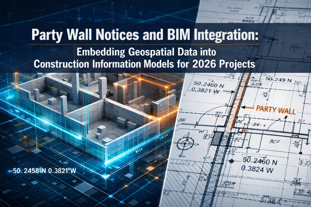 Party Wall Notices and BIM Integration: Embedding Geospatial Data into Construction Information Models for 2026 Projects
