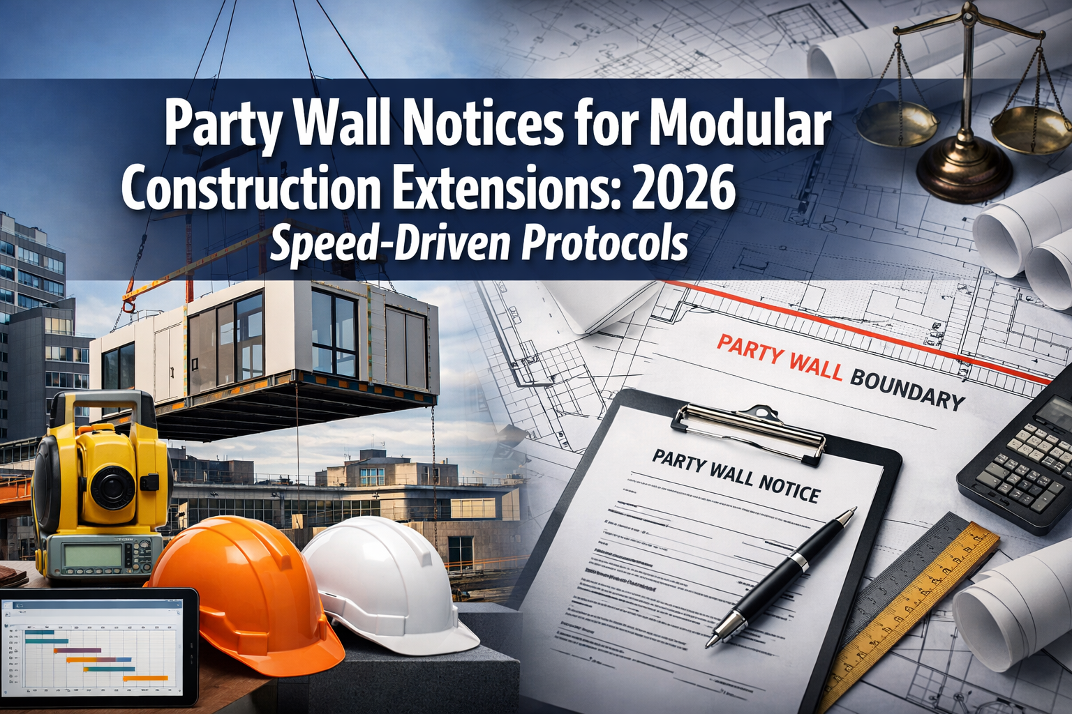 Party Wall Notices for Modular Construction Extensions: 2026 Speed-Driven Protocols