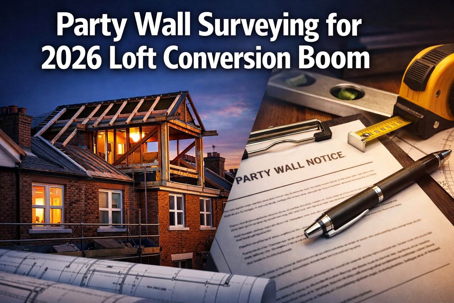 Party Wall Surveying for 2026 Loft Conversion Boom: Essential Notices and Award Protocols Amid Housing Uptick