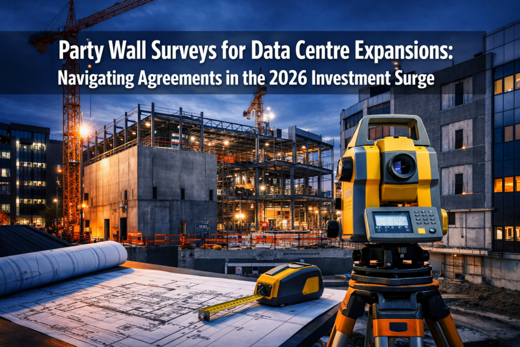 Party Wall Surveys for Data Centre Expansions: Navigating Agreements in the 2026 Investment Surge