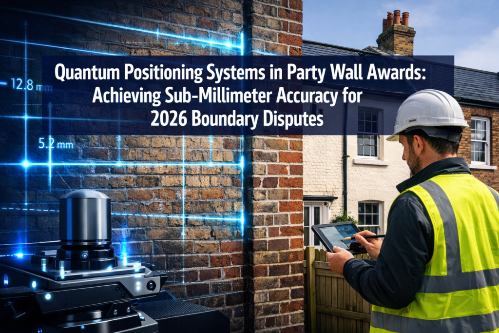 Quantum Positioning Systems in Party Wall Awards: Achieving Sub-Millimeter Accuracy for 2026 Boundary Disputes