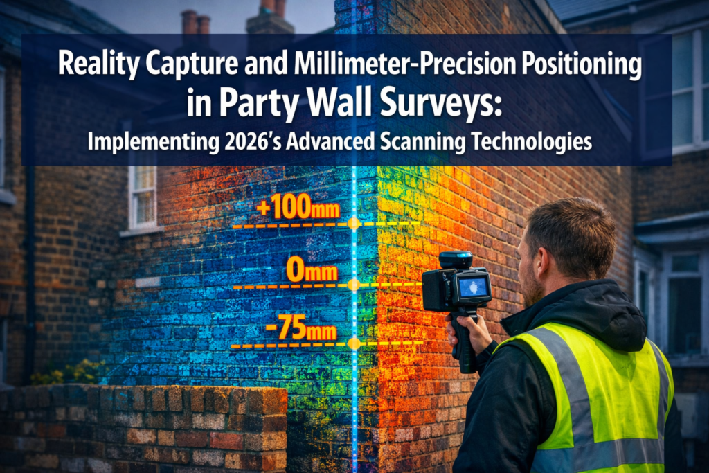 Reality Capture and Millimeter-Precision Positioning in Party Wall Surveys: Implementing 2026's Advanced Scanning Technologies