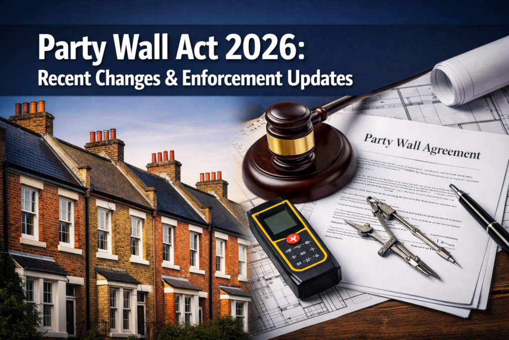 Recent changes to Party Wall Act regulations or enforcement