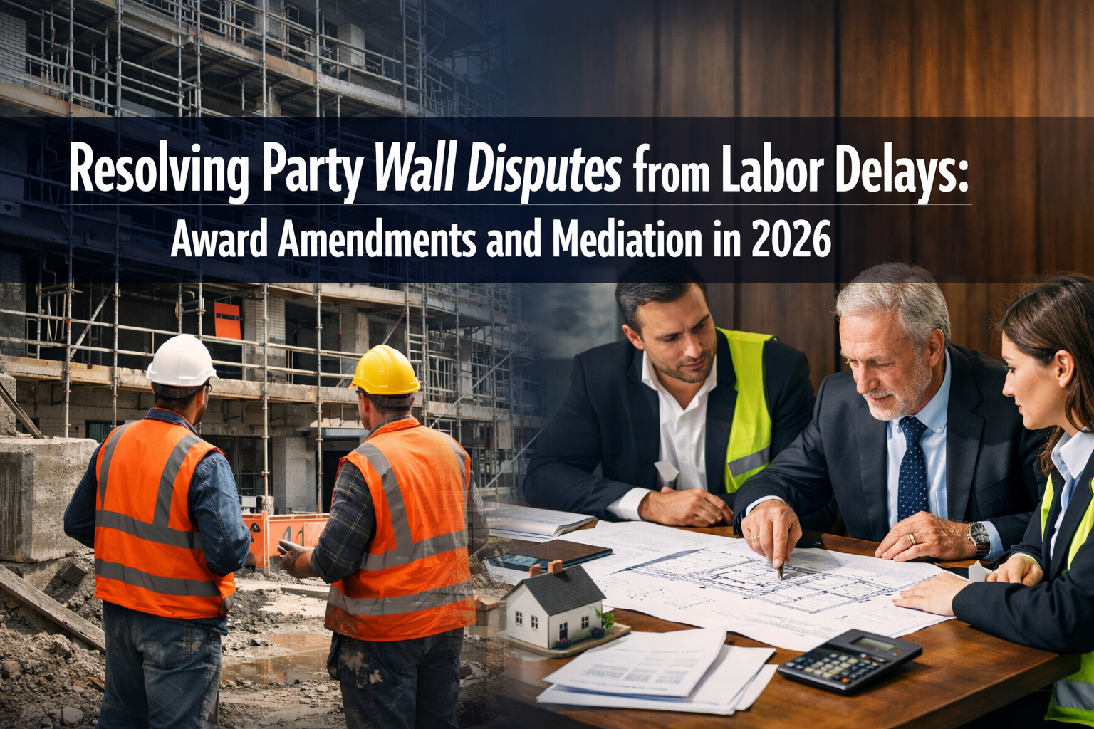 Resolving Party Wall Disputes from Labor Delays: Award Amendments and Mediation in 2026