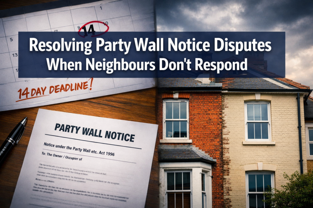 Resolving Party Wall Notice Disputes When Neighbours Don't Respond: Escalation Protocols and Award Procedures