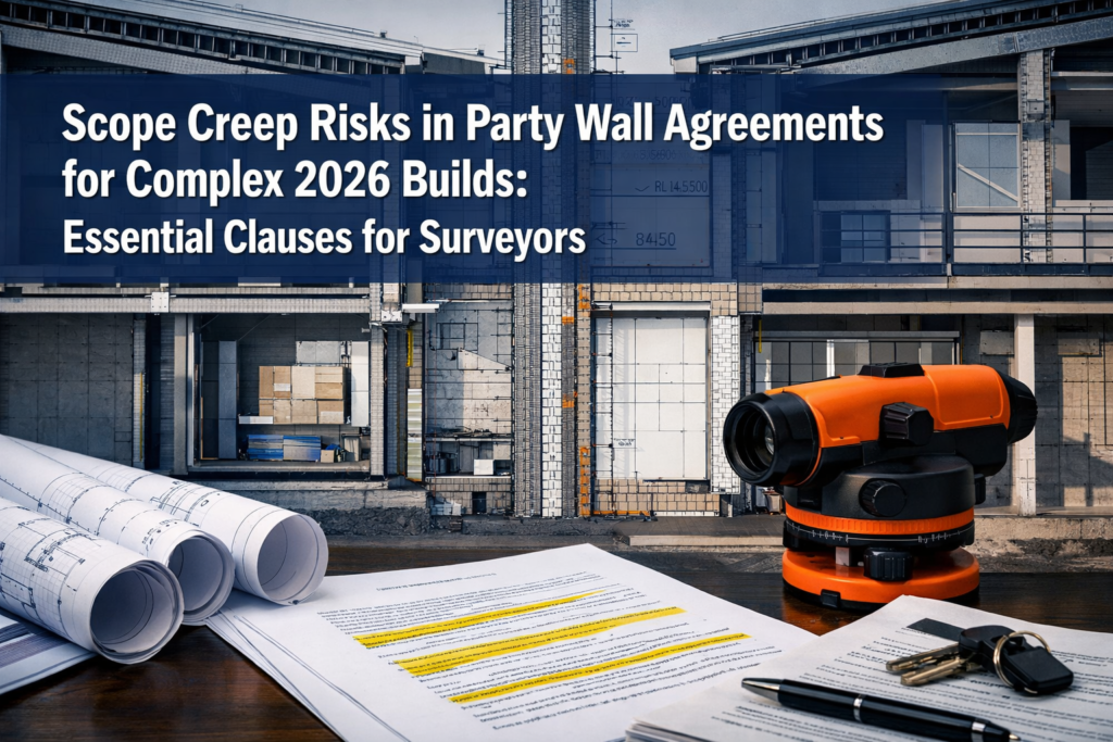 Scope Creep Risks in Party Wall Agreements for Complex 2026 Builds: Essential Clauses for Surveyors