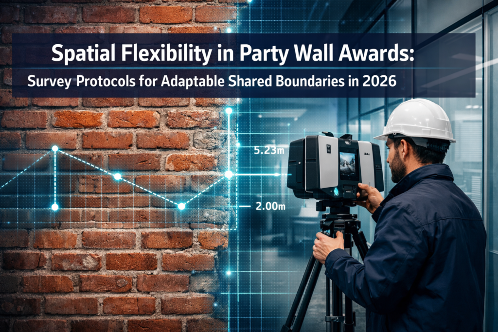 Spatial Flexibility in Party Wall Awards: Survey Protocols for Adaptable Shared Boundaries in 2026