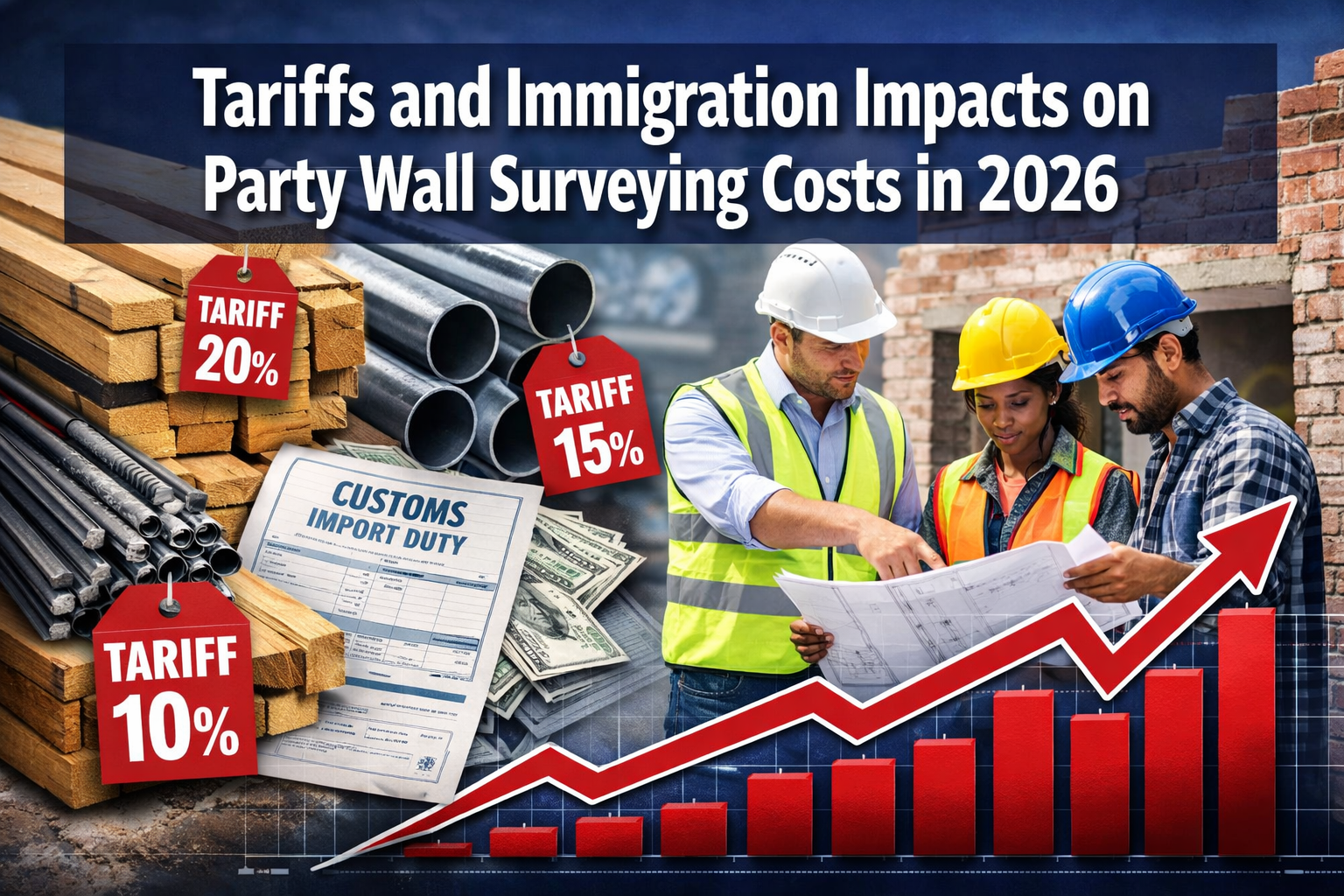 Tariffs and Immigration Impacts on Party Wall Surveying Costs in 2026: Protecting Your Awards from Escalation