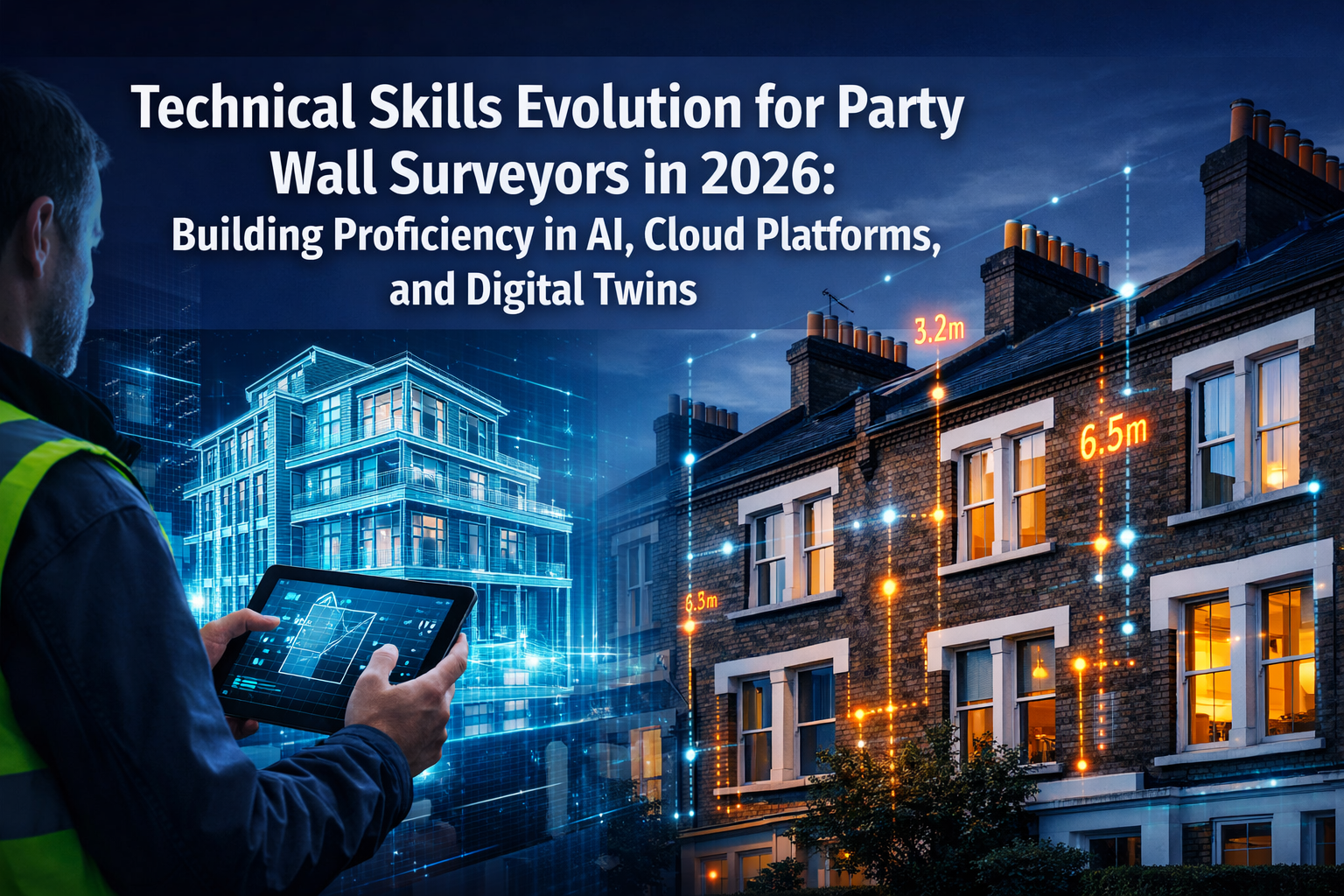 Technical Skills Evolution for Party Wall Surveyors in 2026: Building Proficiency in AI, Cloud Platforms, and Digital Twins