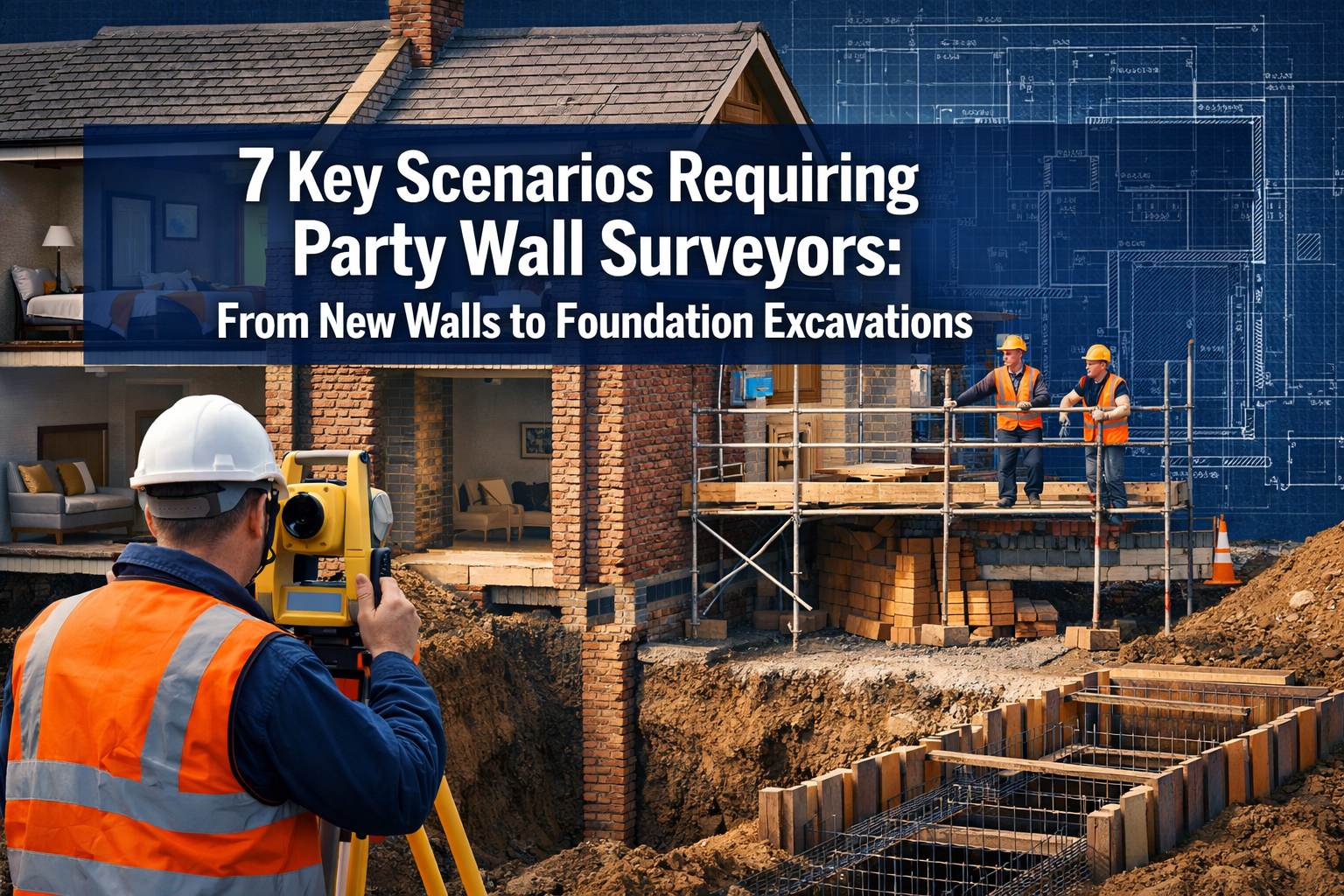 7 Key Scenarios Requiring Party Wall Surveyors: From New Walls to Foundation Excavations