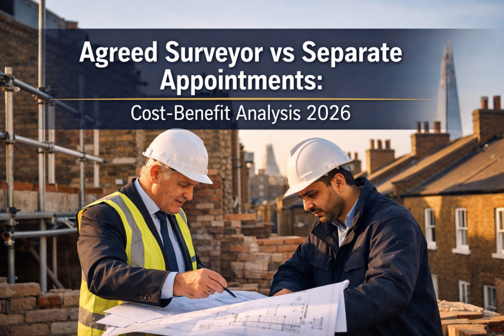 Agreed Surveyor vs Separate Appointments: Cost-Benefit Analysis and Best Practices for 2026 Projects
