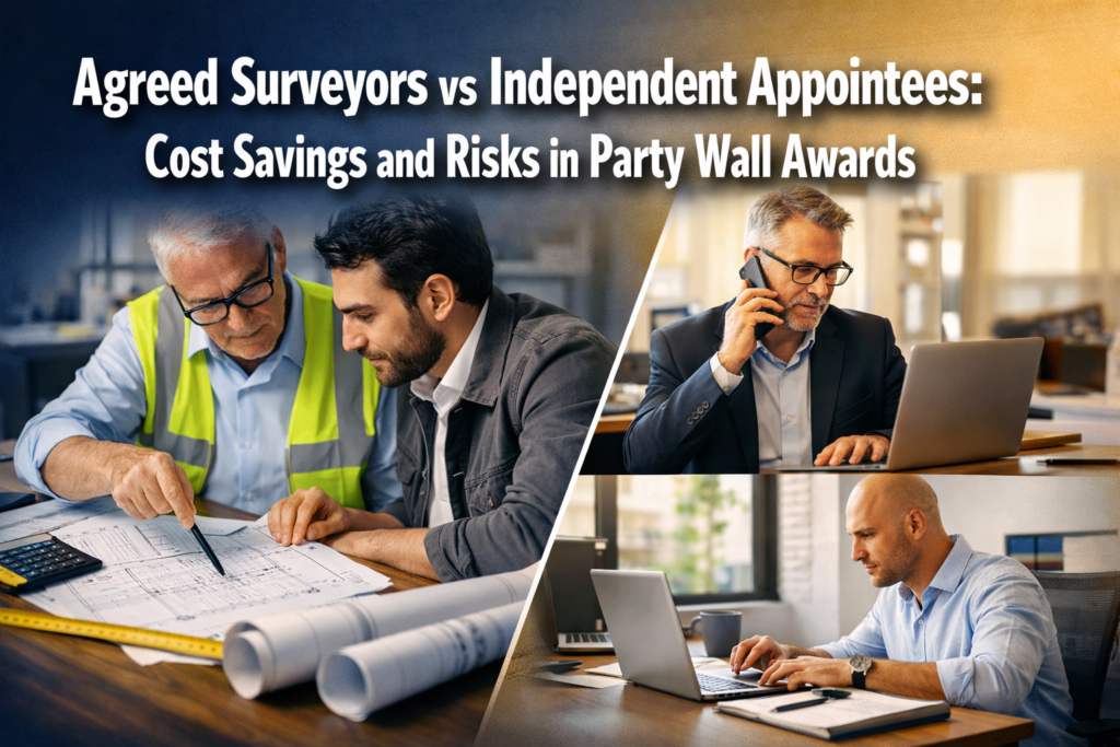 Agreed Surveyors vs Independent Appointees: Cost Savings and Risks in Party Wall Awards