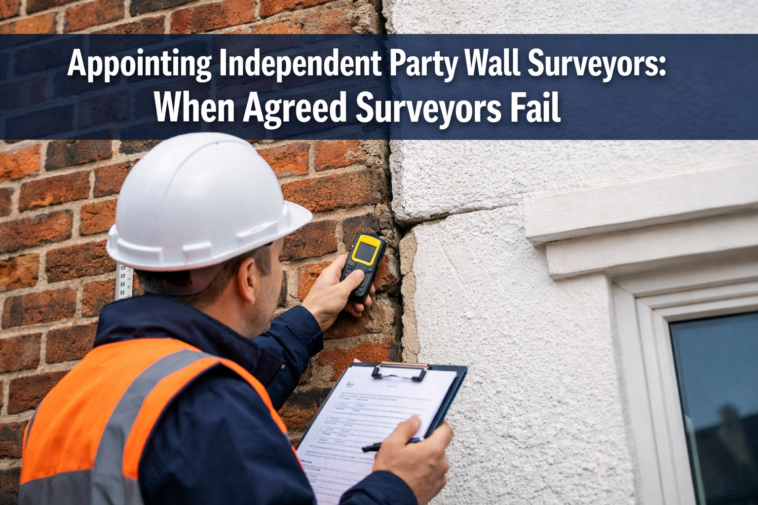 Appointing Independent Party Wall Surveyors: When Agreed Surveyors Fail and How to Proceed