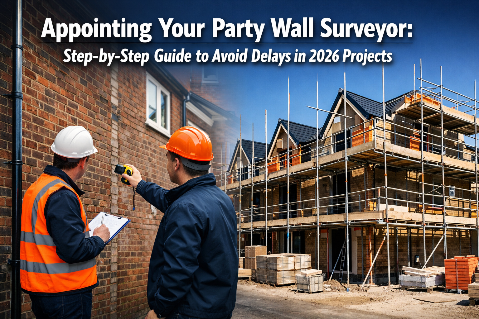 Appointing Your Party Wall Surveyor: Step-by-Step Guide to Avoid Delays in 2026 Projects