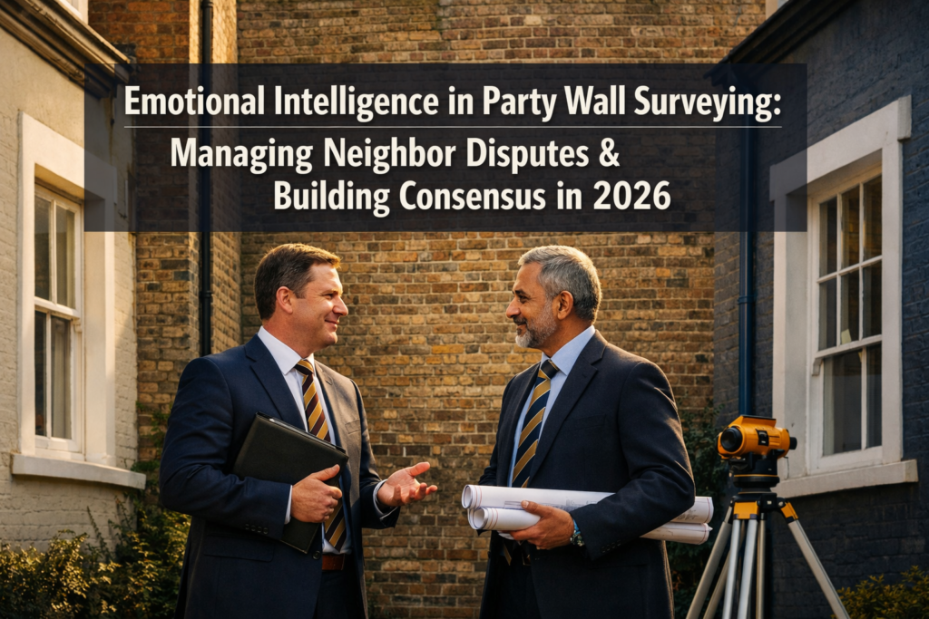 Emotional Intelligence in Party Wall Surveying: Managing Neighbor Disputes and Building Consensus in 2026 Projects