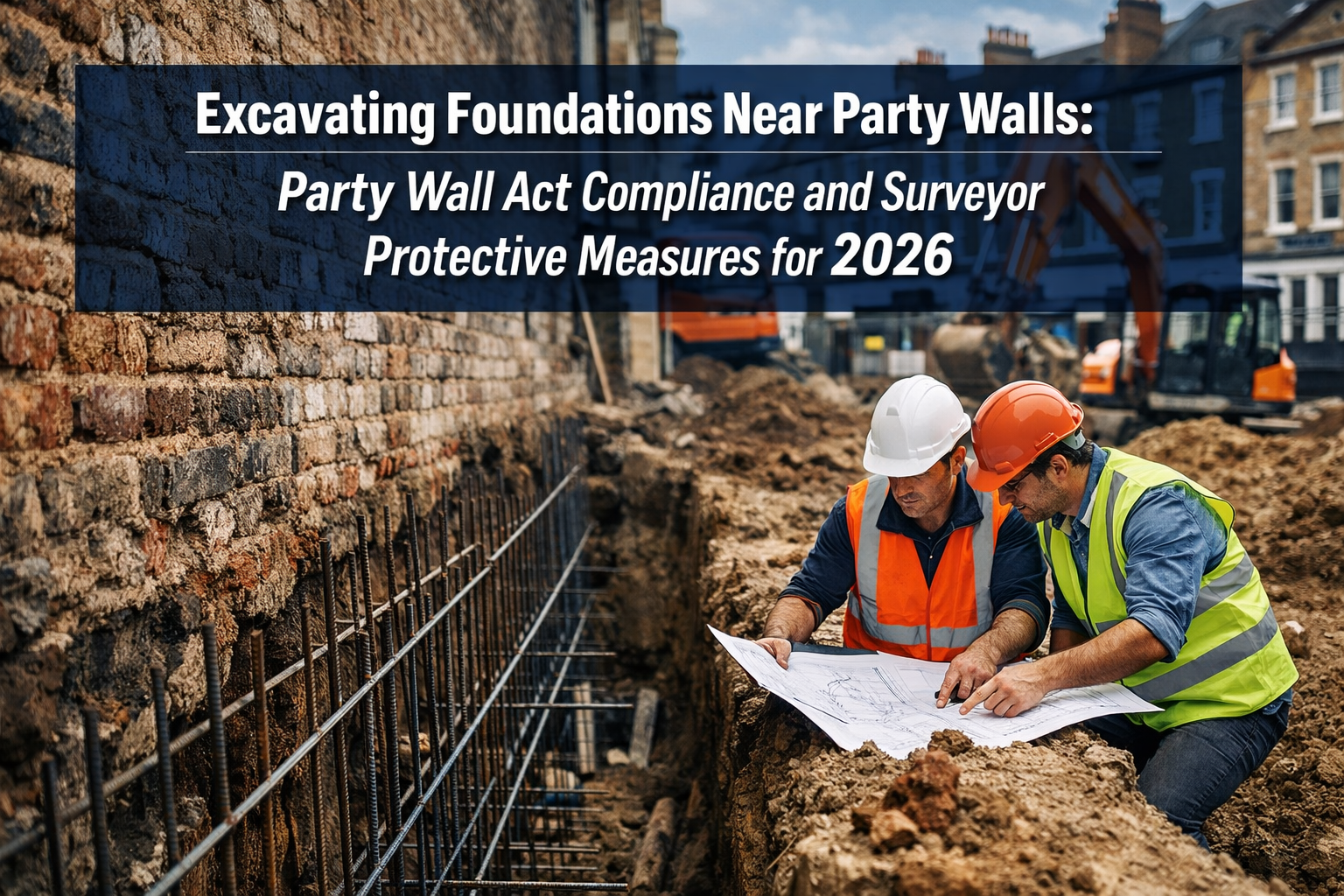 Excavating Foundations Near Party Walls: Party Wall Act Compliance and Surveyor Protective Measures for 2026