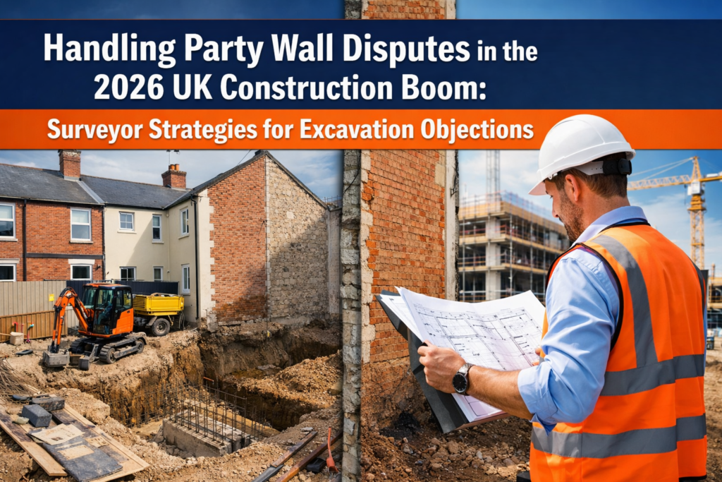 Handling Party Wall Disputes in the 2026 UK Construction Boom: Surveyor Strategies for Excavation Objections