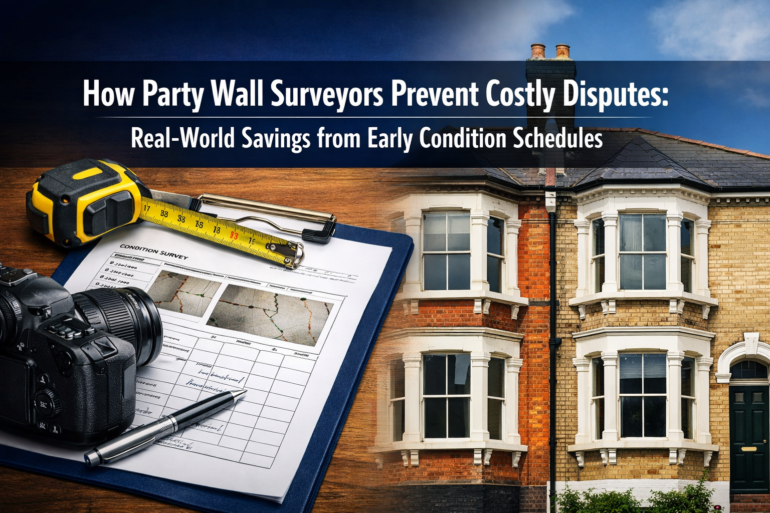 How Party Wall Surveyors Prevent Costly Disputes: Real-World Savings from Early Condition Schedules