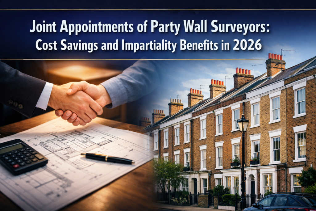 Joint Appointments of Party Wall Surveyors: Cost Savings and Impartiality Benefits in 2026