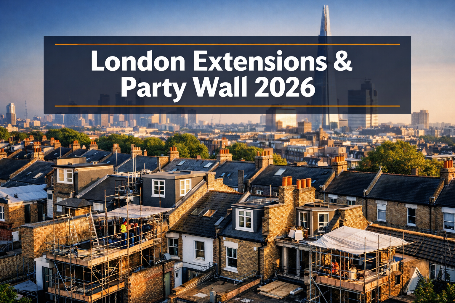 London extensions party wall 2026