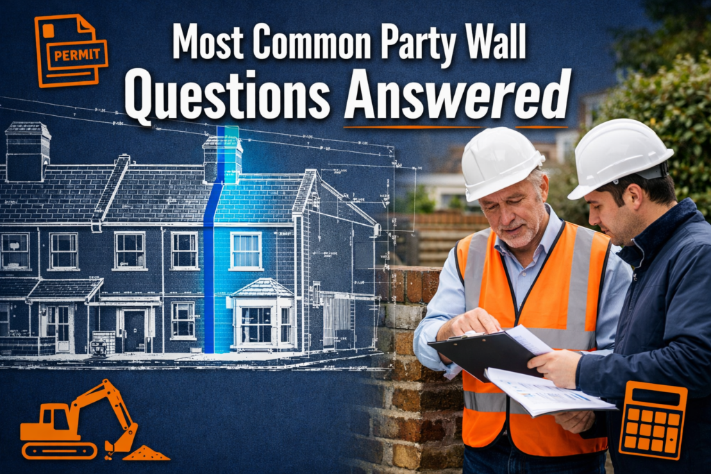 Most Common Party Wall Questions Answered: Excavations, Alterations, and Who Pays Surveyor Fees