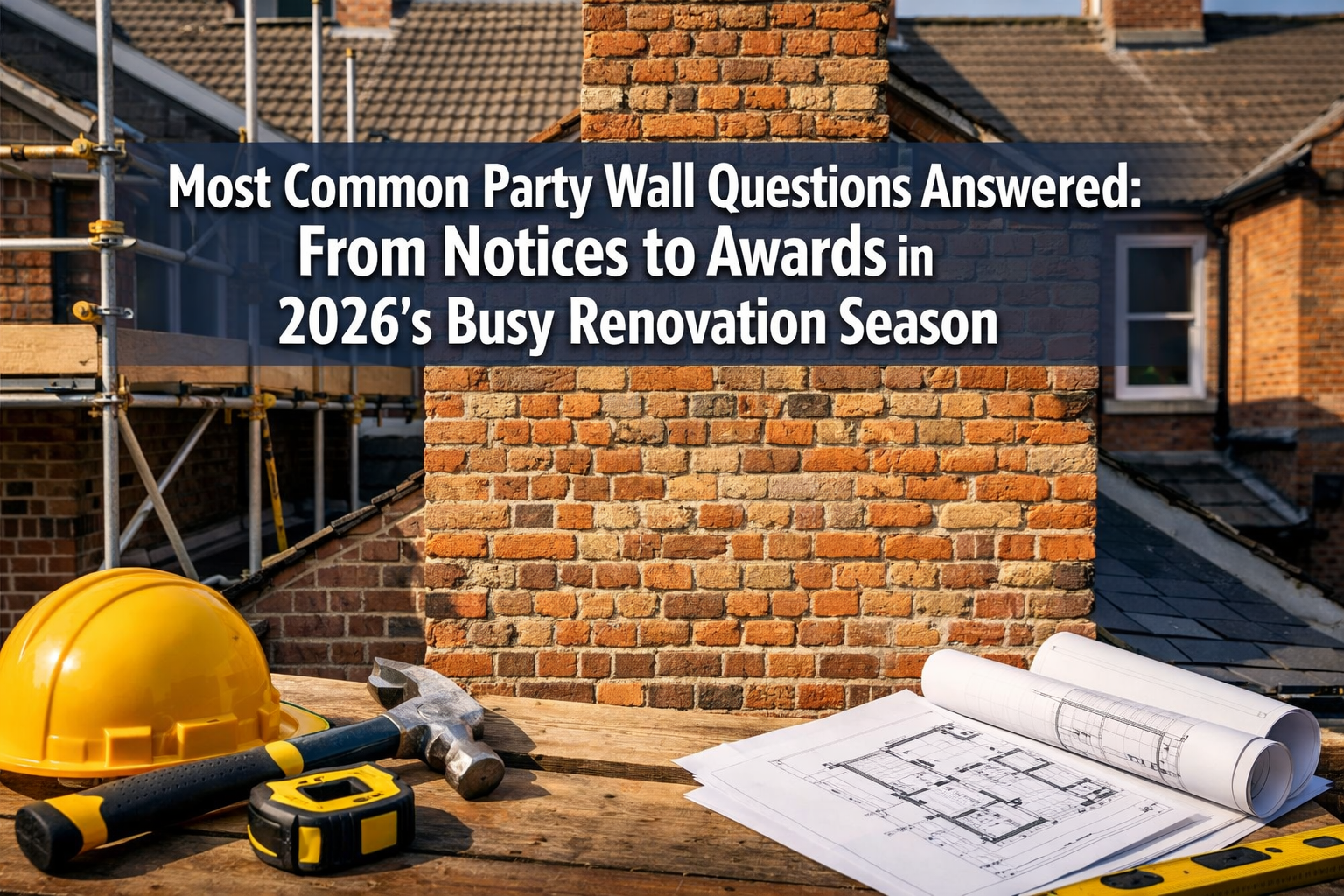 Most Common Party Wall Questions Answered: From Notices to Awards in 2026's Busy Renovation Season